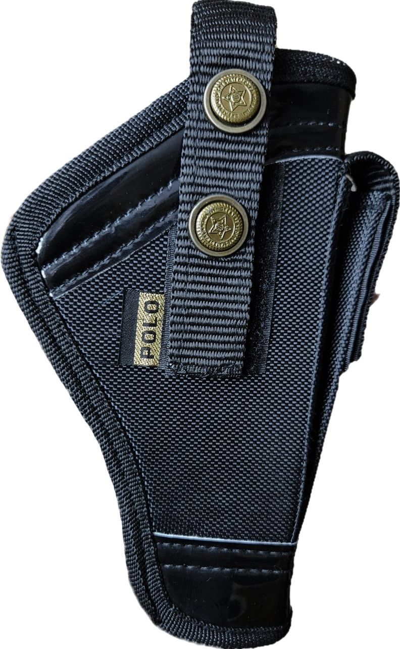 Nylon 9mm Revolver and Pistol Carrying Case with Racquet-Style Design Pistol/Gun Cover Free Size