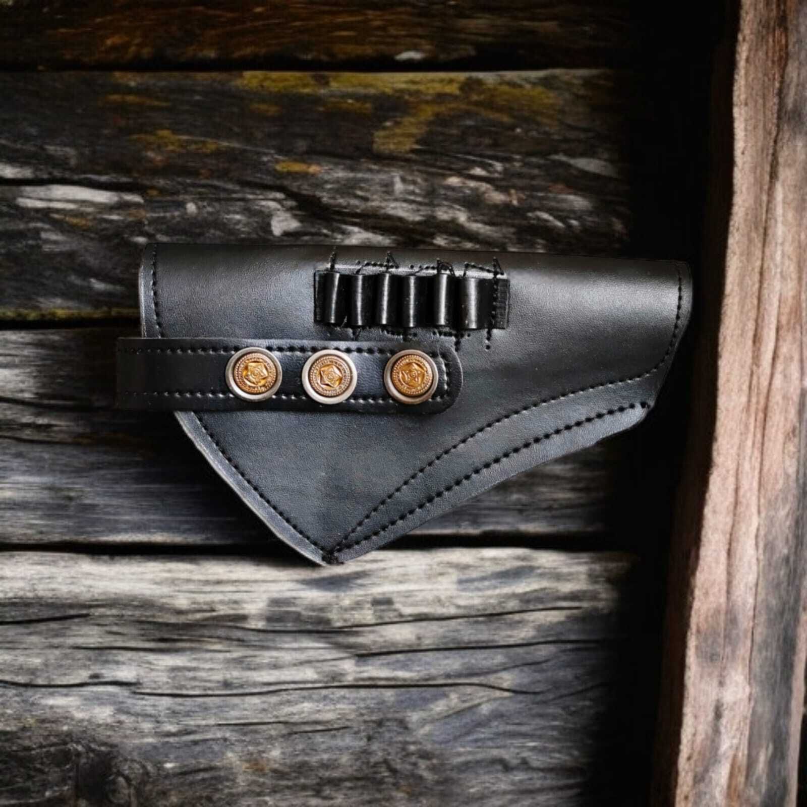 9 mm Pistol Cover, 18 cm x 13 cm (BLACK) Racquet Carry Case/Cover Free Size Pistol/Gun Cover Free Size