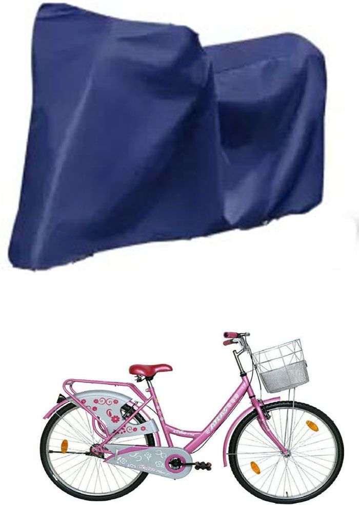 Cycle Cover Plain Blue For CELIA 26T Bicycle Cover Free Size-image-14