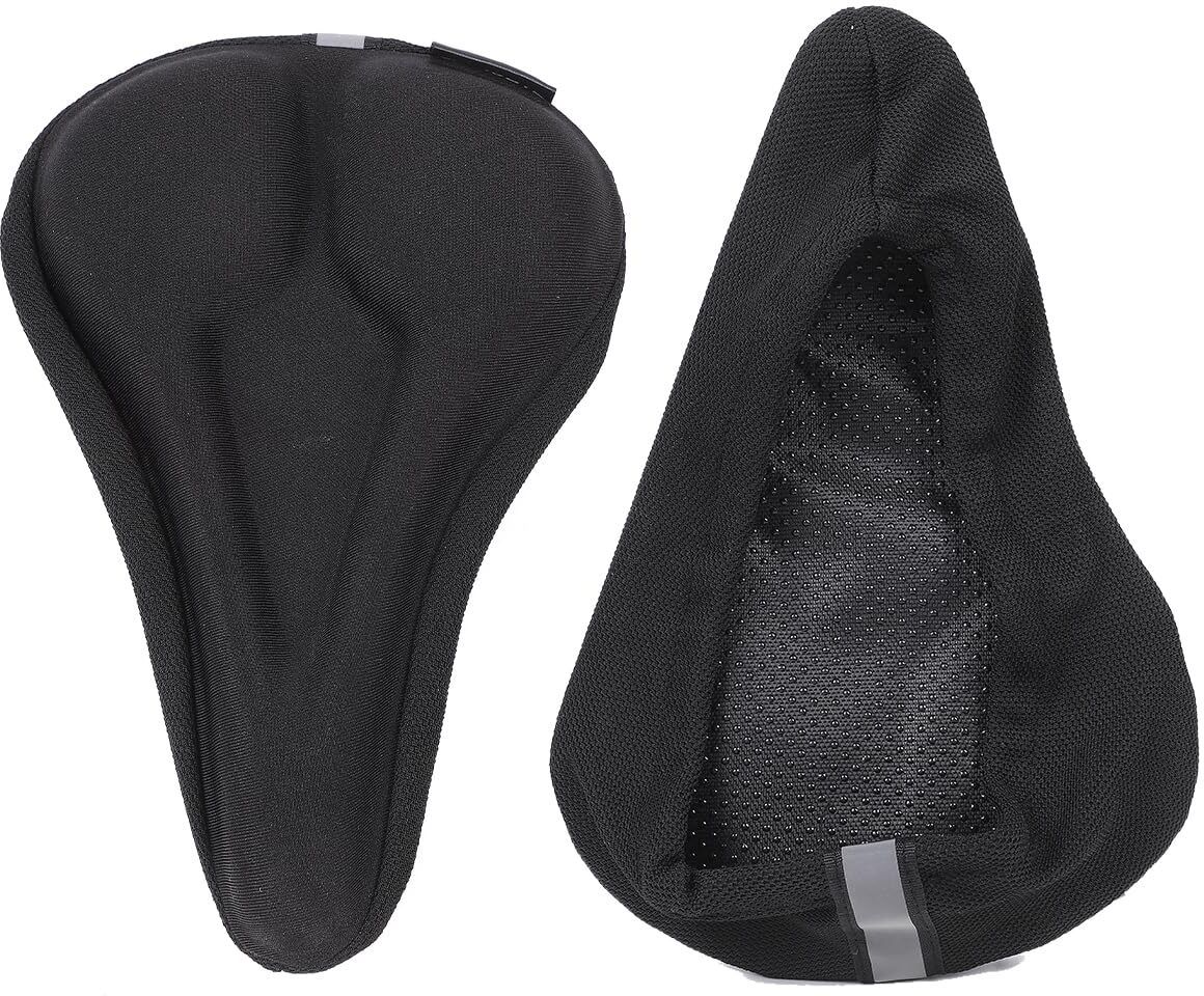 Gel Cover For Bicycle Silicon Cushion Pad Seat Saddle Saddle Cover Free Size-image-21