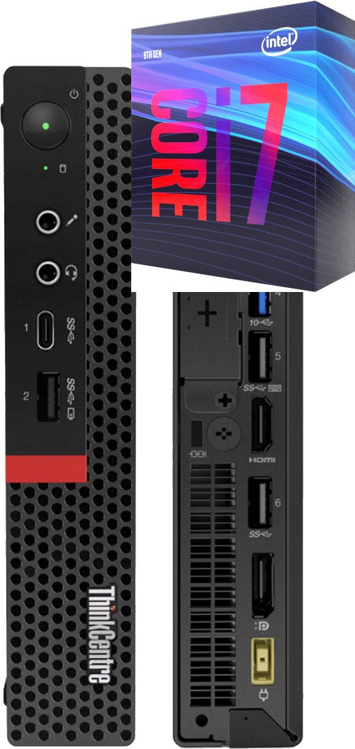 NICE COMPUTERS Core i7 (9th Generation) Processor | ThinkCentre Tiny PC [RLK] Intel Core i7 (9th Generation) [8 Cores, 8 Threads] (32 GB RAM/Integrated Intel® Ultra HD 630 Graphics/1 TB SSD Capacity/Windows 11 Pro) Microtower with MS Office image 1