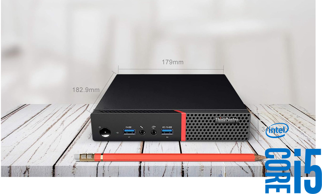 BESTYLISH ThinkCentre Tiny PC | i5-6500 Processor [6MB Smart Cache, 3.20 GHz] | S/N: BHJID Intel® Core™ i5-6500 Processor [4 Cores 4 Threads Up to 3.60 GHz 6MB Cache] (8 GB RAM/Intel® HD 530 Graphics/256 GB SSD Capacity/Windows 11 Pro) Mini Tower with MS Office image 1