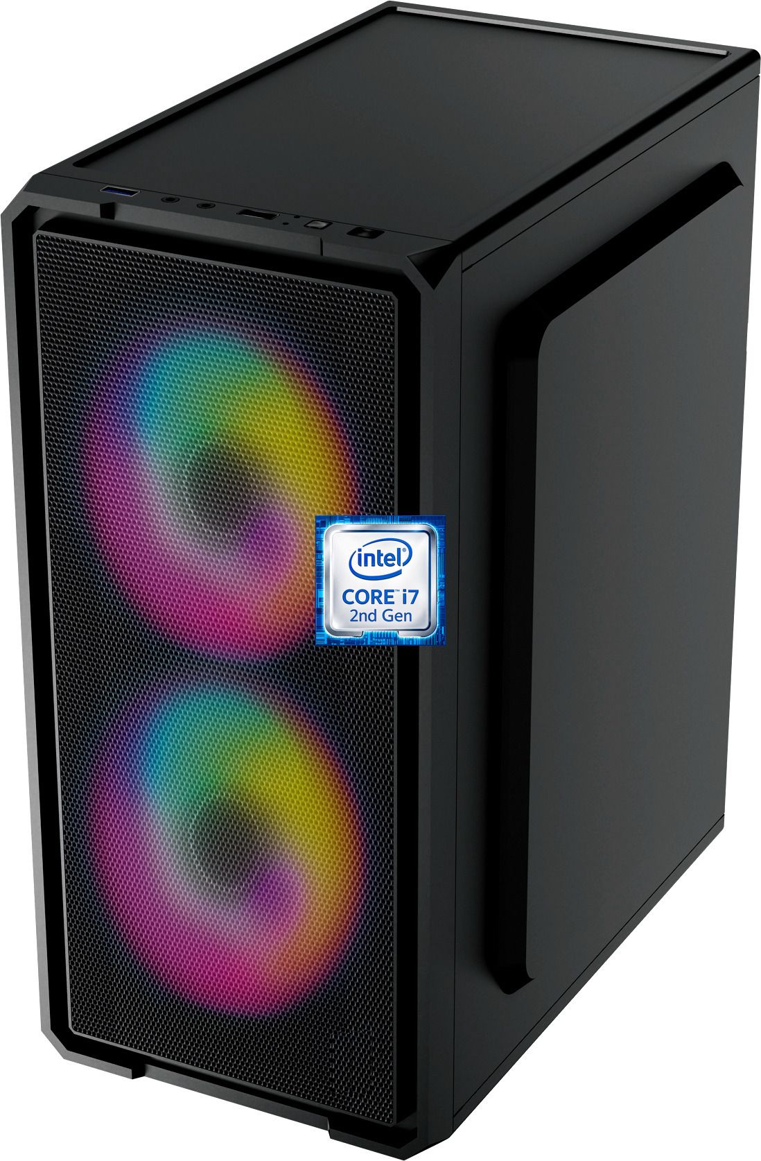 SOFTLINE Core i7 - 2600 Processor [8MB Smart Cache, Up to 3.80 GHz] [HIP-N5] Intel® Core™ i7-2600 Processor | Gaming PC | Dual RGB Fans (8 GB RAM/Intel® Ultra HD Graphics/256 GB SSD Capacity/Windows 11 Pro) Mini Tower with MS Office-image-17