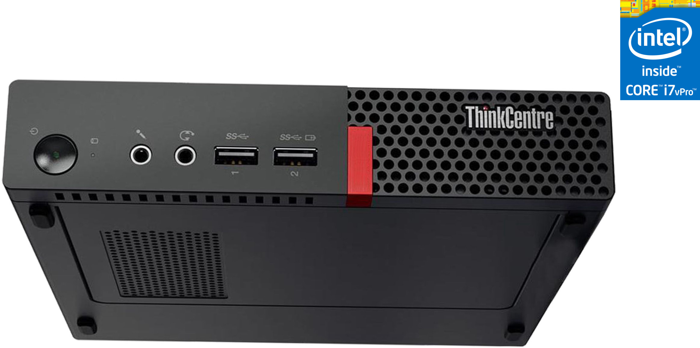 NCS Core™ i7 - 6700 [4 Cores, 8 Threads, 3.40 GHz] - ThinkCentre Tiny Desktop [PHN] Lenovo Tiny PC - Intel Core i7 (6th Gen) [4 Cores, 8 Threads] (32 GB RAM/Intel® UHD 530 Graphics/1 TB SSD Capacity/Windows 11 Pro) Mini Tower with MS Office image 1