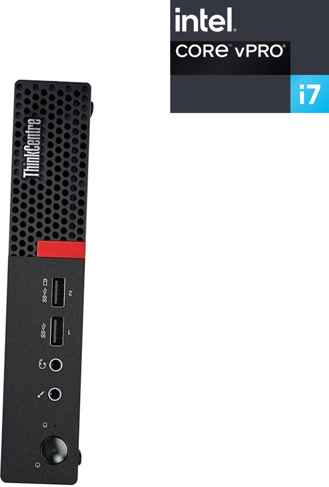 NCS Core™ i7 (6th Gen) [4 Cores, 8 Threads] - ThinkCentre Mini CPU [XPR] Intel Core i7-6700 [4 Cores, 8 Threads, 3.40 GHz] - Lenovo Tiny PC (32 GB RAM/Intel® Ultra HD 530 4K Graphics/1 TB SSD Capacity/Windows 11 Pro) Microtower with MS Office image 1
