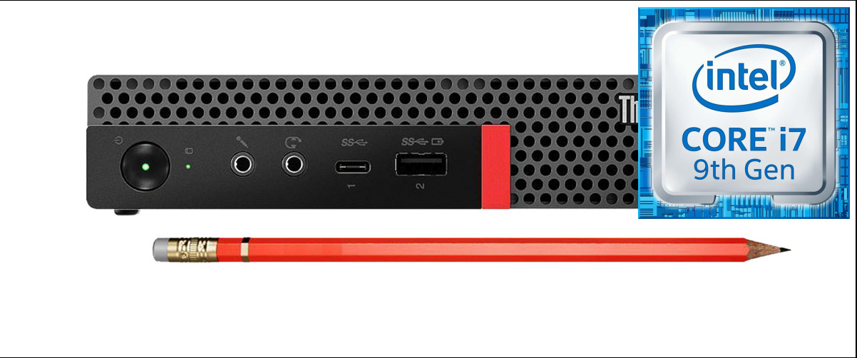 NCS (NIDHI COMPUTER SOLUTIONS) ThinkCentre Mini Desktop | Core i7 (9th Gen) Octa-Core Processor [RMO] Intel Core i7 - 9700 Processor (32 GB RAM/Intel® UHD 4K 630 Graphics/1 TB SSD Capacity/Windows 11 Pro) Gaming Tower with MS Office image 1