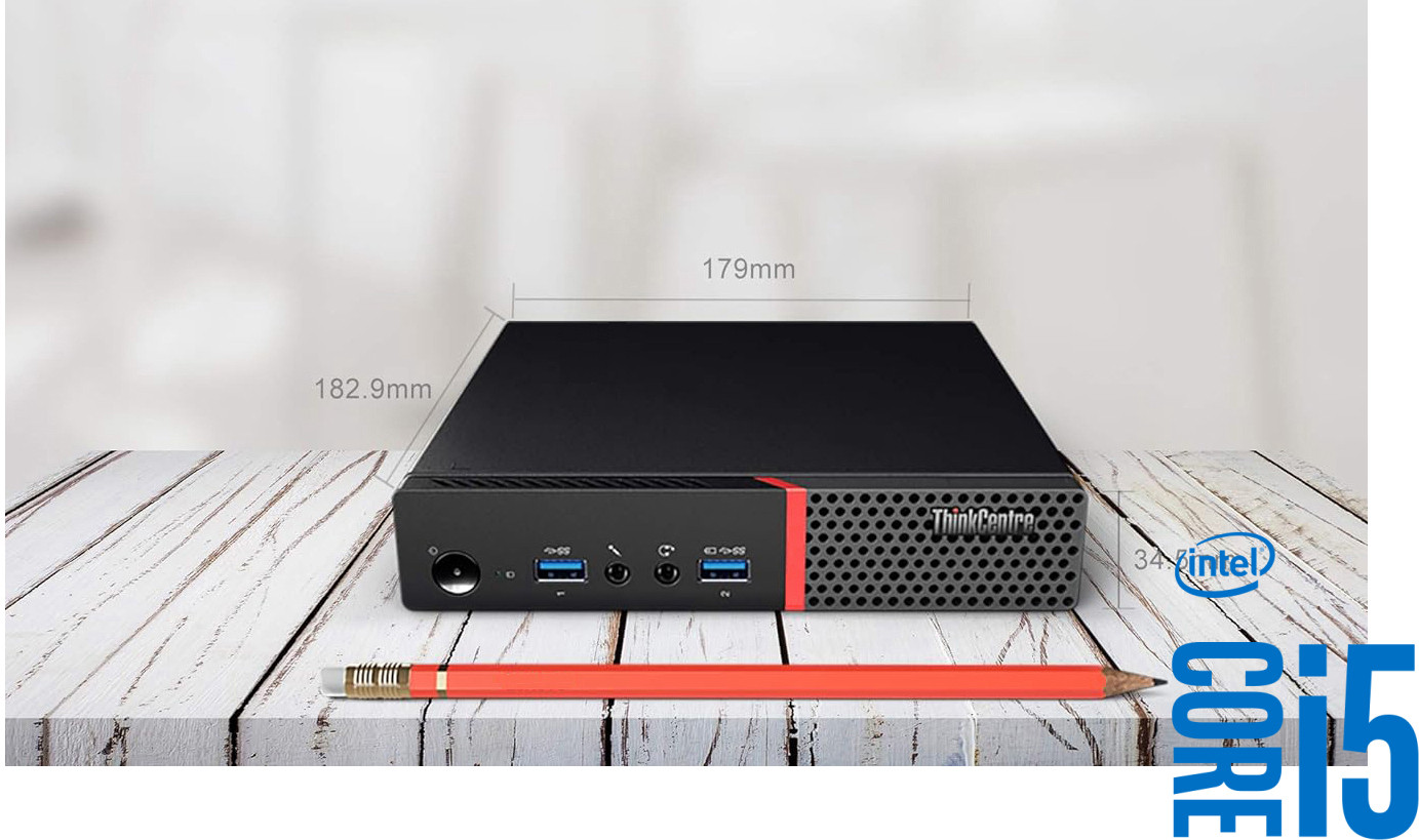 BESTYLISH ThinkCentre Tiny PC | i5-6500 Processor [6MB Smart Cache, 3.20 GHz] | S/N: BHXTD ThinkCentre Tiny PC core Core i5 Processor (6th Generation) (16 GB RAM/Intel® HD 530 Graphics/1 TB SSD Capacity/Windows 11 Pro) Mini Tower with MS Office image 1