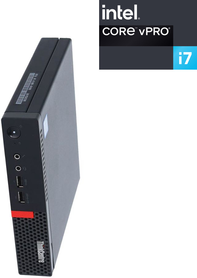 NCS Core™ i7 (6th Generation) [4 Cores, 8 Threads] - ThinkCentre Micro Desktop [EVR] Intel Core i7-6700 Processor [4 Cores, 8 Threads, 3.40 GHz] (32 GB RAM/Intel HD 4K Graphics/1 TB SSD Capacity/Windows 11 Pro) Mid Tower with MS Office image 1
