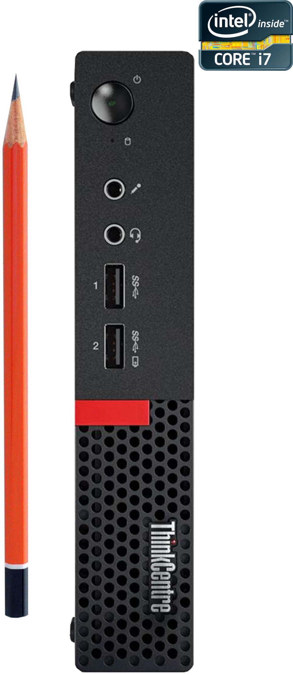 COMPUTER WORLD Core™ i7-6700 [8MB Cache, Up to 4.00 GHz] - ThinkCentre Micro CPU [SMF] Intel Core i7 (6th Generation) (32 GB RAM/Intel® HD 4K Graphics/1 TB SSD Capacity/Windows 11 Pro) Microtower with MS Office image 1