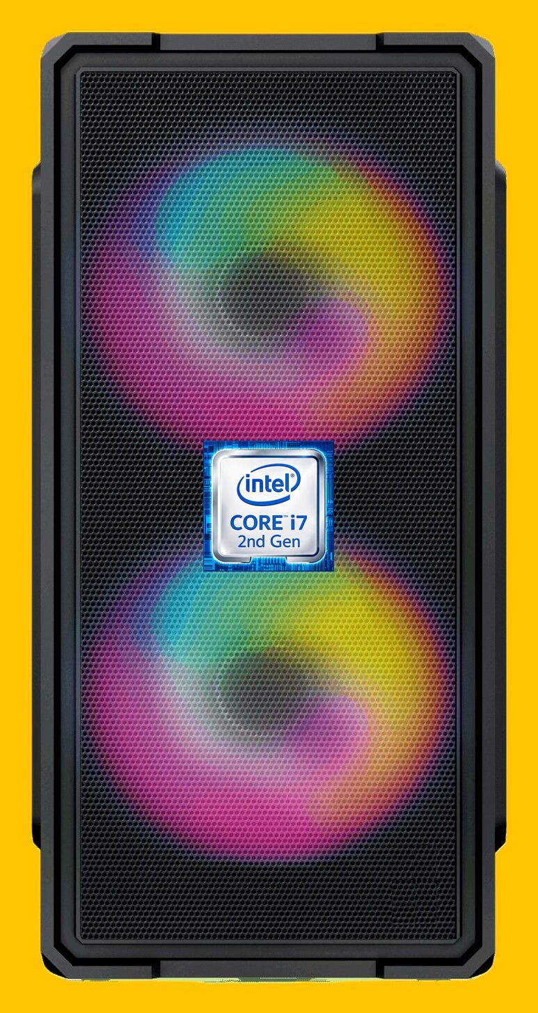 MSARUNA Intel® Core™ i7 - 2600 Processor [8MB Smart Cache, 3.40 GHz] [EJP-N5] Core i7-2600 Quad Core Processor | Gaming PC | Dual RGB Fans (8 GB RAM/Intel® UHD 2000 Graphics/256 GB SSD Capacity/Windows 11 Pro) Mid Tower with MS Office-image-46
