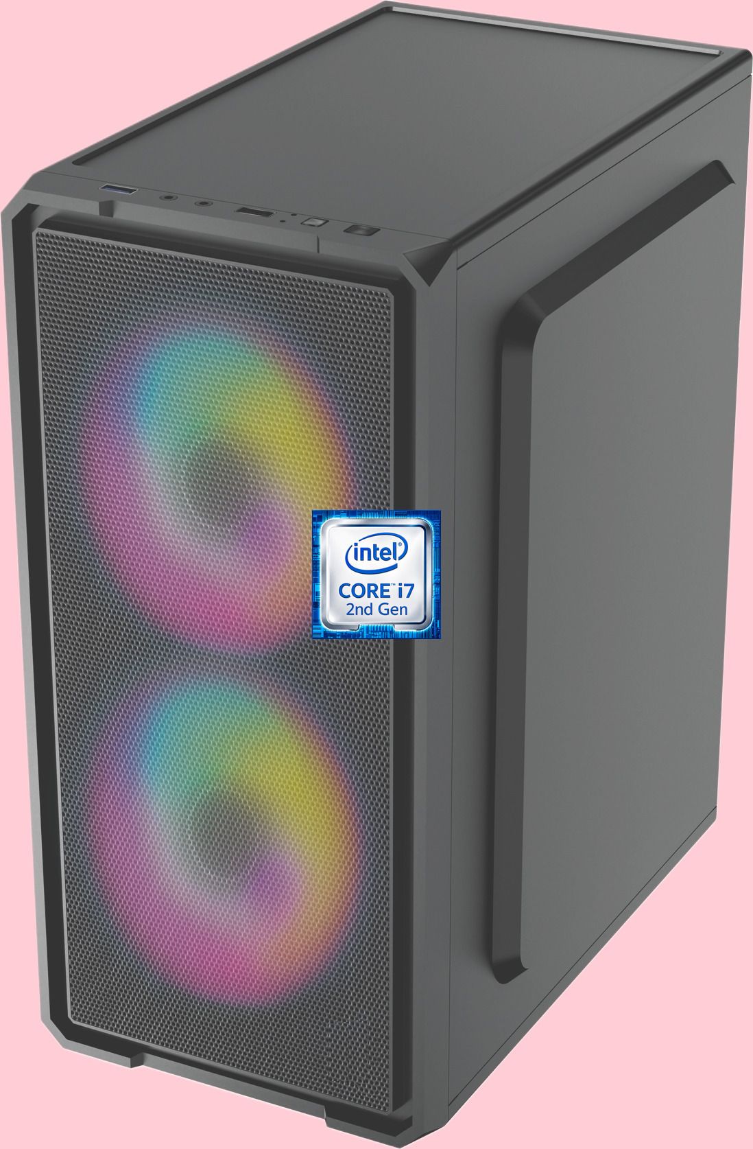 Safal Kisan Core™ i7 - 2600 Quad Core Processor [HTF-N5] Intel Core i7-2600 Processor | Gaming PC | RGB-Majesty-N5 (8 GB RAM/Intel Ultra HD 2000 Graphics/256 GB SSD Capacity/Windows 11 Pro) Mini Tower with MS Office-image-42