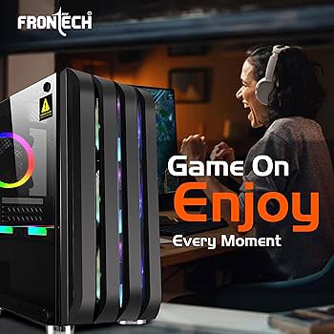Frontech ROCK RYZEN 5 5600T RYZEN 5 5600T (32 GB RAM/radeon Graphics/1 TB SSD Capacity/Windows 11 Pro/4 GB Graphics Memory) Gaming Tower-image-38