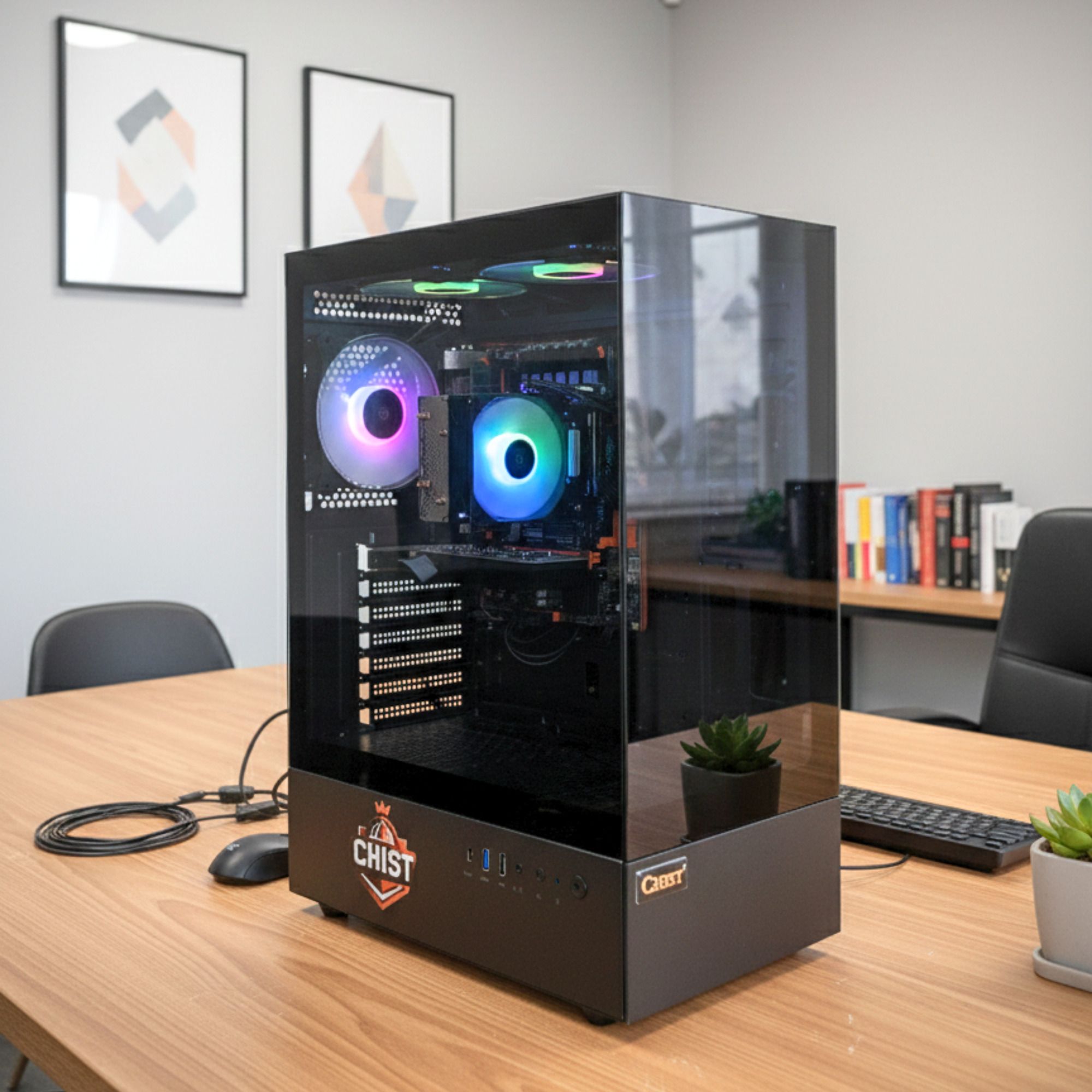 chist GX34 GAMING PC RYZEN 5 3400G (8 GB RAM/Radeon Vega Graphics/512 GB SSD Capacity/Windows 11 Pro/2 GB Graphics Memory) Gaming Tower