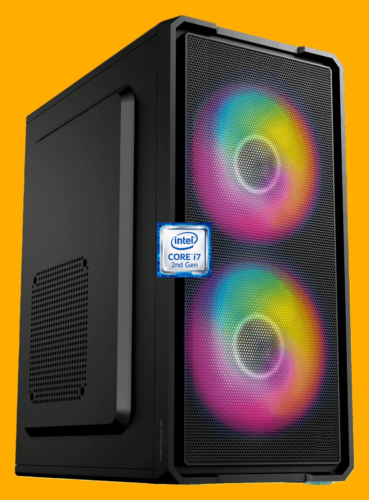 ShopSmart Core i7-2600 Processor [DFI-N5] Dual RGB Fans | Core™ i7 - 2600 Quad Core Processor (8 GB RAM/Intel® HD 4K Graphics/256 GB SSD Capacity/Windows 11 Pro) Mini Gaming Tower with MS Office-image-30