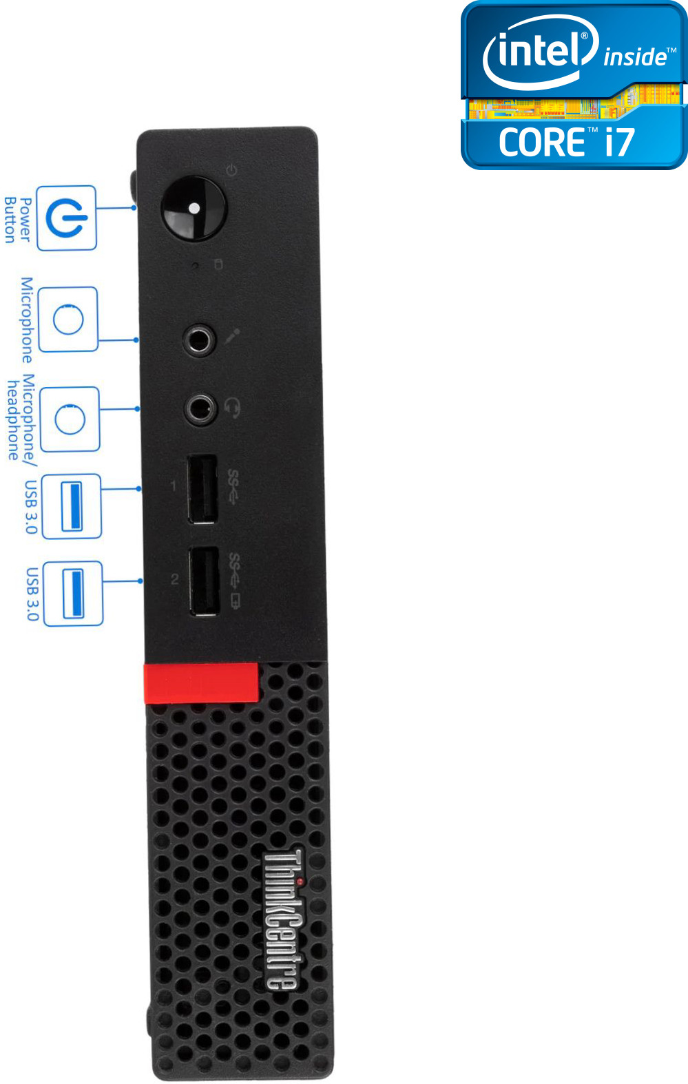 COMPUTER WIZARDS Core™ i7-6700 Processor [4 Cores, 8 Threads] - ThinkCentre Tiny CPU [DAK] Intel Core i7 (6th Generation) [4 Cores, 8 Threads, 3.40 GHz] - Lenovo Mini PC (32 GB RAM/Intel® HD 4K Graphics/1 TB SSD Capacity/Windows 11 Pro) Mini Gaming Tower with MS Office image 1