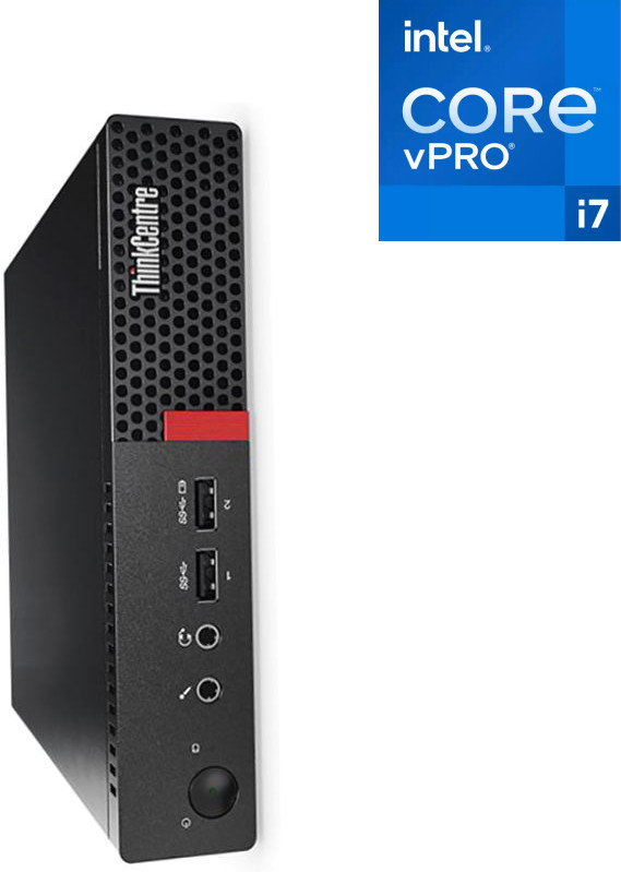 NCS Core™ i7 - 6700 [4 Cores, 8 Threads, 3.40 GHz] - ThinkCentre Tiny Desktop [NFG] Intel Core i7 (6th Gen) [4 Cores, 8 Threads] - Lenovo Tiny PC (32 GB RAM/Intel® HD 530 4K Graphics/1 TB SSD Capacity/Windows 11 Pro) Mid Tower with MS Office image 1