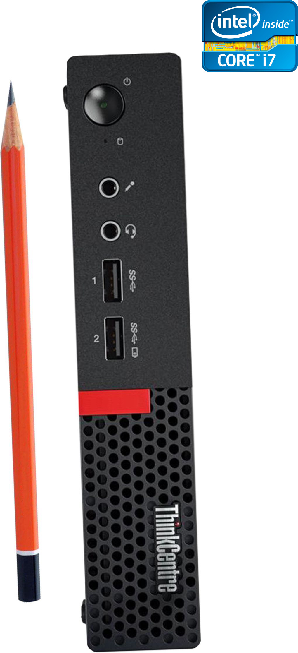 NCS Core™ i7 (6th Generation) - ThinkCentre Mini PC [RNI] Intel Core i7-6700 Processor [8MB Cache, Up to 4.00 GHz] - Lenovo Tiny PC (32 GB RAM/Intel® Ultra HD 530 4K Graphics/1 TB SSD Capacity/Windows 11 Pro) Gaming Tower with MS Office image 1