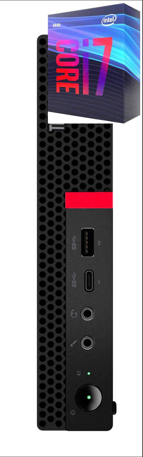 RATNARAJ COMPUTER SYSTEMS Core i7 (9th Generation) [8 Cores, 8 Threads] | ThinkCentre Tiny Desktop [ATO] Core i7 (9th Generation) (32 GB RAM/Integrated Intel® Ultra HD 4K 630 Graphics/1 TB SSD Capacity/Windows 11 Pro) Mini Gaming Tower with MS Office image 1