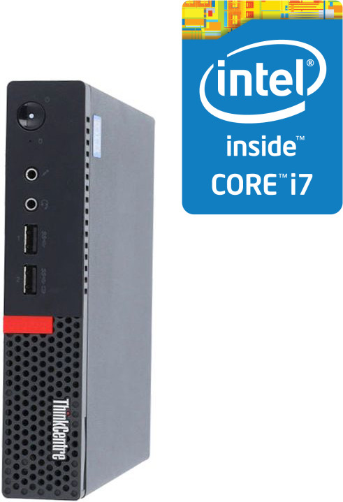 COMPUTER WORLD Intel Core i7 - 6700 Processor - ThinkCentre Micro Desktop [AXJ] Core™ i7 (6th Gen) [8MB Cache, Up to 4.00 GHz] - LENOVO Tiny PC (32 GB RAM/Intel UHD 530 4K Graphics/1 TB SSD Capacity/Windows 11 Pro) Mini Tower with MS Office image 1
