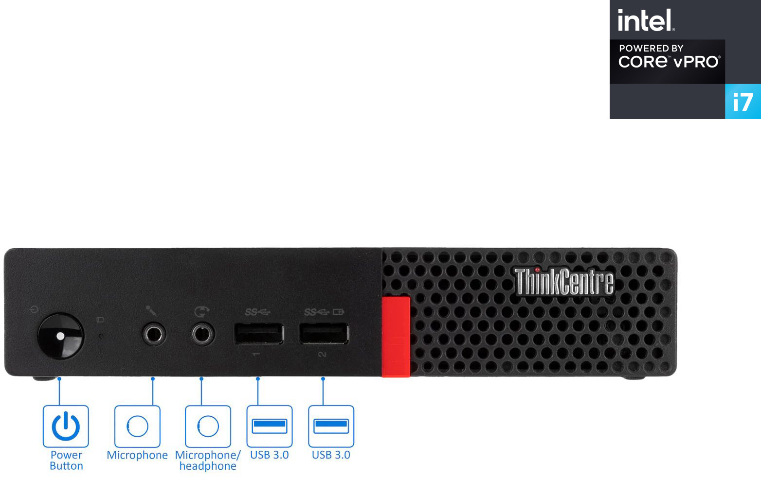 COMPUTER WIZARDS Intel® Core™ i7 (6th Generation) - ThinkCentre Tiny CPU [BTG] Core i7-6700 Processor [8MB Cache, Up to 4.00 GHz] (32 GB RAM/Intel Ultra HD 530 Graphics/1 TB SSD Capacity/Windows 11 Pro) Mini Tower with MS Office image 1