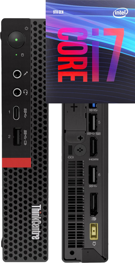 COMPUTER WORLD ThinkCentre Mini PC | Core™ i7 (9th Gen) [8 Cores, 8 Threads] [UOR] Core i7 (9th Generation) Octa-Core (32 GB RAM/Integrated Intel® UHD 630 Graphics/1 TB SSD Capacity/Windows 11 Pro) Microtower with MS Office image 1