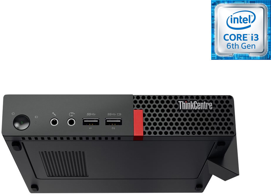 Hayyo ThinkCentre Tiny PC | Core i3 Processor [3MB Smart Cache, 3.70 GHz] | S/N: HYOMB OMB (8 GB RAM/1.05 GHz Intel® HD 530 Graphics/1024 GB Hard Disk/256 GB SSD Capacity/Windows 11 Pro) Mini Tower with MS Office image 1
