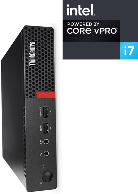 NCS Core i7 - 6700 [8MB Cache, Up to 4.00 GHz] - ThinkCentre Tiny Desktop [ZRW] Lenovo Tiny PC - Intel® Core™ i7 (6th Gen) (32 GB RAM/Intel® UHD 530 Graphics/1 TB SSD Capacity/Windows 11 Pro) Gaming Tower with MS Office image 1