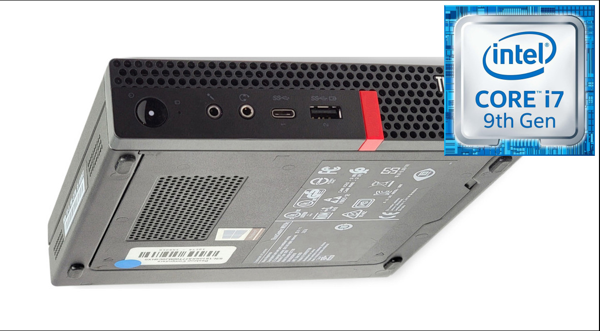 NICE COMPUTERS Core™ i7 - 9700 Processor | ThinkCentre Tiny PC [QJG] Intel Core i7 (9th Generation) Processor [12M Cache, Up to 4.70 GHz] (32 GB RAM/Intel® Ultra HD 630 Graphics/1 TB SSD Capacity/Windows 11 Pro) Microtower with MS Office image 1