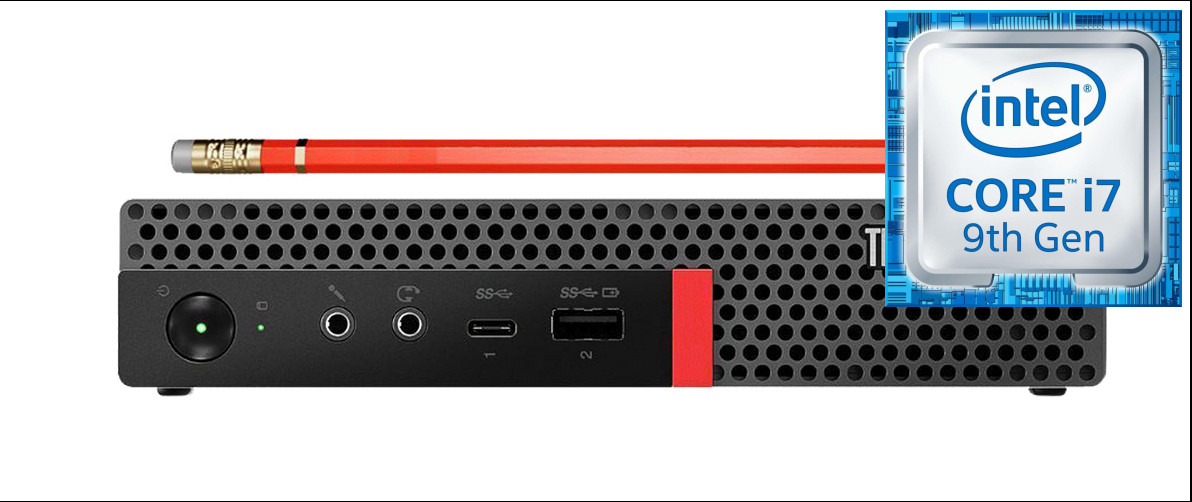 NICE COMPUTERS Core™ i7 - 9700 Processor | ThinkCentre Tiny PC [TNZ] Core i7-9700 [8 Cores, 8 Threads, 3.00 GHz] (32 GB RAM/Intel® Ultra HD 630 Graphics/1 TB SSD Capacity/Windows 11 Pro) Microtower with MS Office image 1