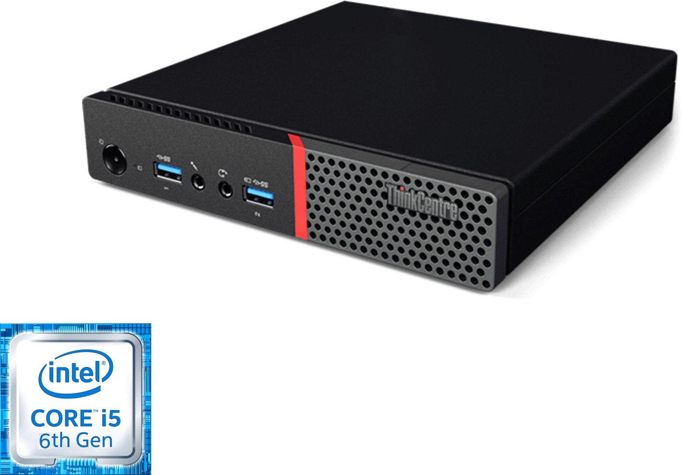 BESTYLISH ThinkCentre Tiny PC | i5-6500 Processor [6MB Smart Cache, 3.20 GHz] | S/N: BHFEY ThinkCentre Tiny PC - Intel Core i5 (6th Generation) [6MB Cache, 3.20GHz] (8 GB RAM/Intel® HD 530 Graphics/256 GB SSD Capacity/Windows 11 Pro) Mini Tower with MS Office image 1
