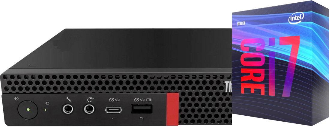 NCS (NIDHI COMPUTER SOLUTIONS) Core™ i7-9700 [8 Cores, 8 Threads, 3.00 GHz] | ThinkCentre Mini Desktop [LEY] Core™ i7 - 9700 [8 Cores, 8 Threads] (32 GB RAM/Intel® UHD 4K 630 Graphics/1 TB SSD Capacity/Windows 11 Pro) Mini Tower with MS Office image 1