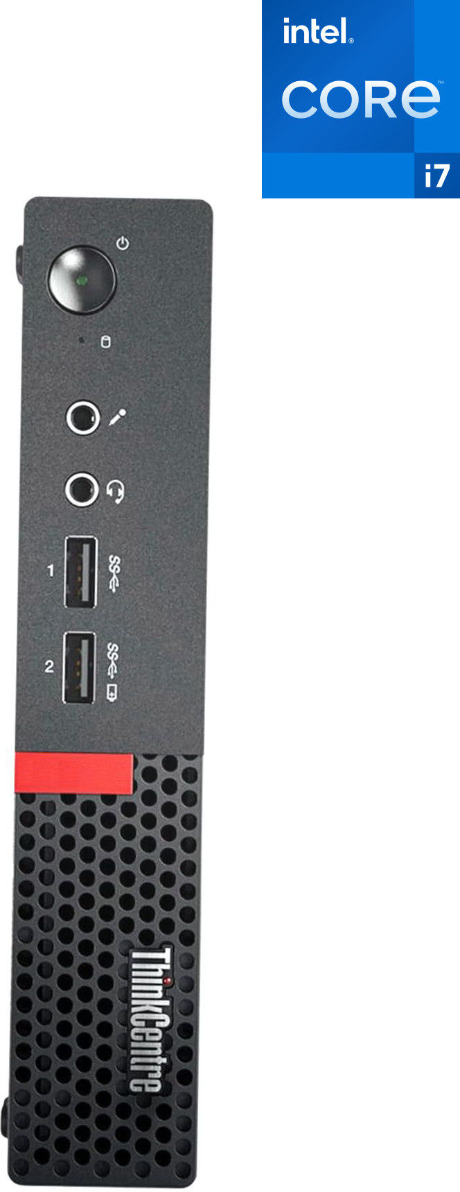 NCS Core i7 (6th Gen) Processor [8MB Cache, Up to 4.00 GHz] - ThinkCentre CPU [ICK] Intel® Core™ i7 - 6700 - Lenovo Mini PC (32 GB RAM/Intel HD 530 4K Graphics/1 TB SSD Capacity/Windows 11 Pro) Mid Tower with MS Office image 1