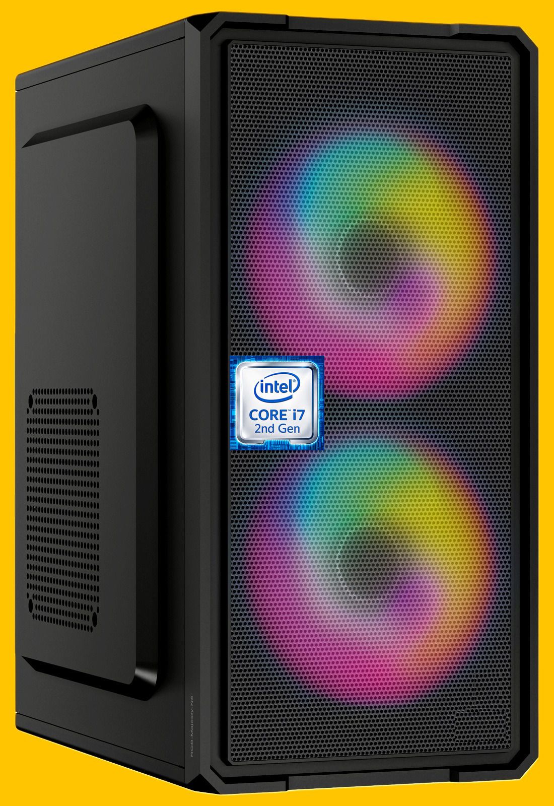 Longan Core™ i7 - 2600 Processor [8MB Cache, Up to 3.80 GHz] [AXB-N5] Intel Core i7-2600 Quad Core Processor | RGB-Majesty-N5 | Gaming PC (8 GB RAM/Intel® Ultra HD Graphics/256 GB SSD Capacity/Windows 11 Pro) Mini Tower with MS Office-image-6