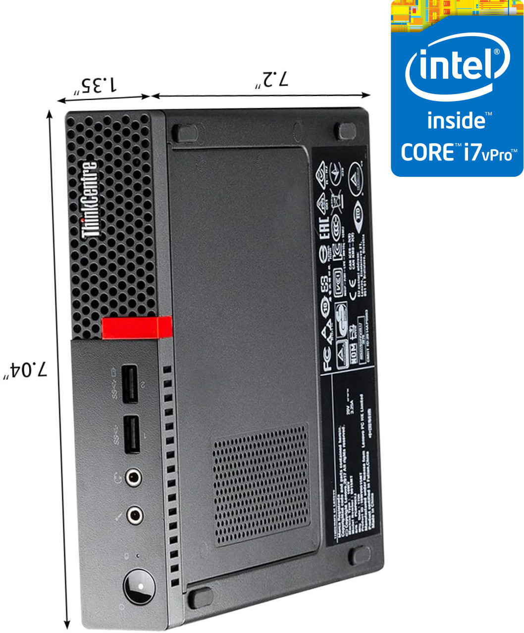 COMPUTER WIZARDS Intel Core i7 (6th Gen) [4 Cores, 8 Threads] - ThinkCentre Mini CPU [DAJ] Core™ i7 - 6700 Processor [4 Cores, 8 Threads, 3.40 GHz] - LENOVO Mini PC (32 GB RAM/Intel Ultra HD 530 4K Graphics/1 TB SSD Capacity/Windows 11 Pro) Mini Tower with MS Office image 1