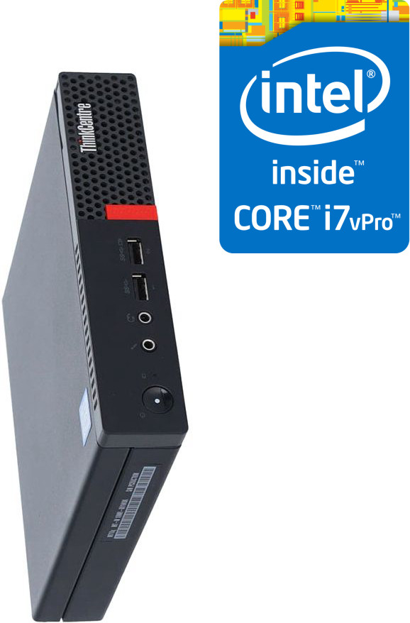 RATNARAJ COMPUTER SYSTEMS Core™ i7-6700 [8MB Cache, Up to 4.00 GHz] - ThinkCentre Micro CPU [TQI] Core i7 (6th Generation) Processor [4 Cores, 8 Threads] (32 GB RAM/Intel HD 530 4K Graphics/1 TB SSD Capacity/Windows 11 Pro) Microtower with MS Office image 1