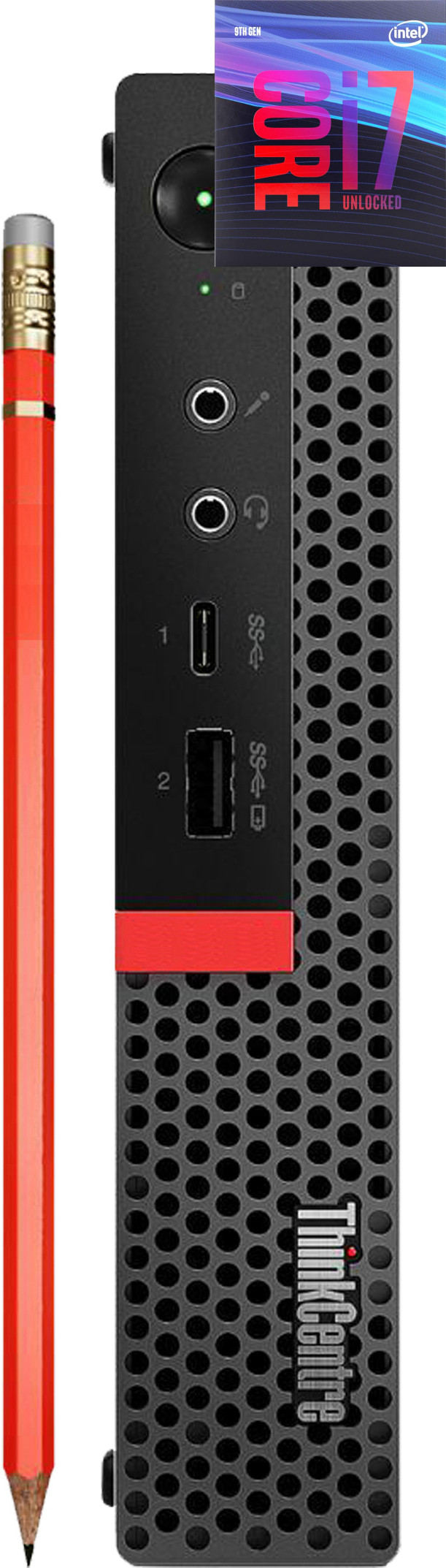 NICE COMPUTERS ThinkCentre Mini PC | Core i7 (9th Gen) [8 Cores, 8 Threads, 3.00 GHz] [LGK] Core i7-9700 Processor (32 GB RAM/Integrated Intel® Ultra HD 630 Graphics/1 TB SSD Capacity/Windows 11 Pro) Microtower with MS Office image 1
