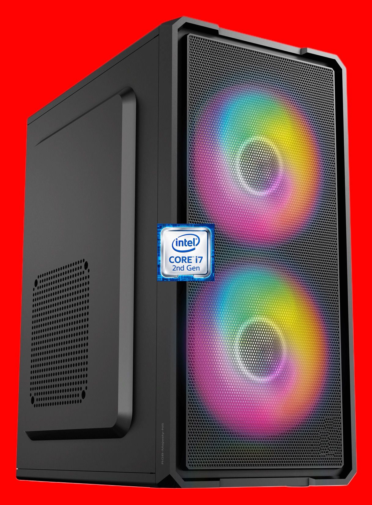 Longan Intel Core i7-2600 Processor [4 Cores, 8 Threads] [DMU-N5] Intel Core i7 - 2600 Quad Core Processor | Gaming PC | RGB-Majesty-N5 (8 GB RAM/Intel® Ultra HD 2000 Graphics/256 GB SSD Capacity/Windows 11 Pro) Gaming Tower with MS Office-image-19