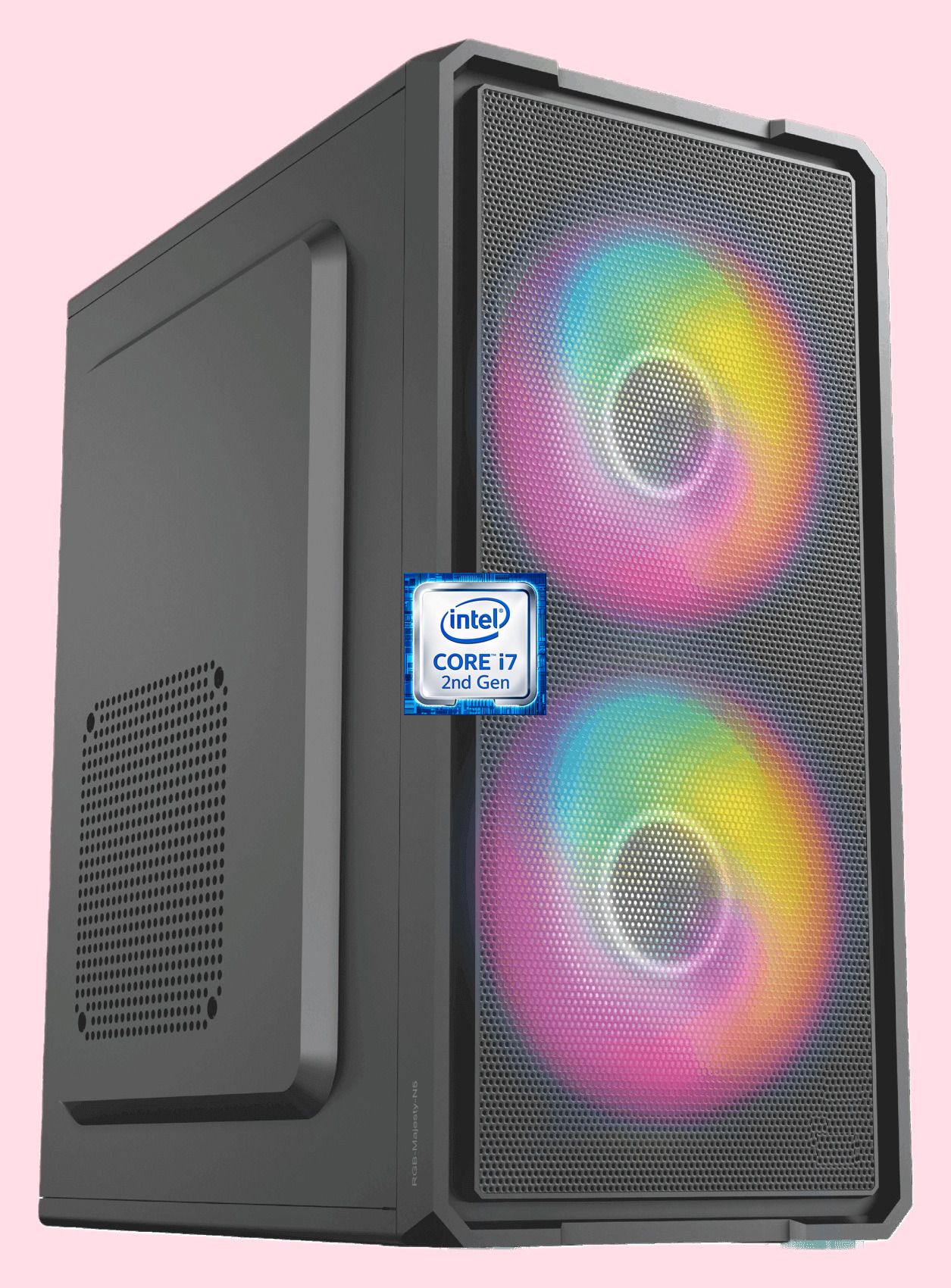 DOPETECH Core i7-2600 Quad Core Processor [8MB Cache, Up to 3.80 GHz] [HOO-N5] Gaming PC | Dual RGB Fans | Core™ i7 - 2600 Quad Core Processor (8 GB RAM/Intel UHD 4K Graphics/256 GB SSD Capacity/Windows 11 Pro) Mini Gaming Tower with MS Office-image-44