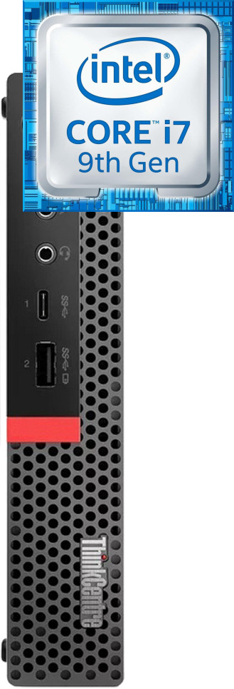 NICE COMPUTERS ThinkCentre Tiny PC | Core i7 - 9700 Octa-Core [FZN] Intel® Core™ i7 - 9700 Processor [8 Cores, 8 Threads] (32 GB RAM/Intel® Ultra HD 630 Graphics/1 TB SSD Capacity/Windows 11 Pro) Microtower with MS Office image 1