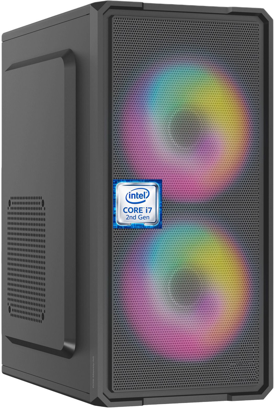 Hayyo Core i7 (2nd Gen) Quad Core Processor [8MB Cache, 3.40 GHz] [DDV-N5] Intel Core i7-2600 Processor | Gaming Computer with RGB Fans (8 GB RAM/Intel® HD Graphics/256 GB SSD Capacity/Windows 11 Pro) Mini Tower with MS Office-image-9
