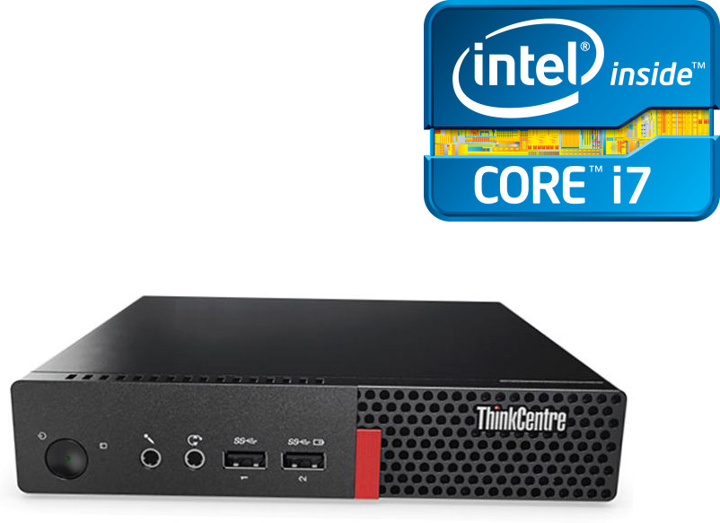 NCS Intel Core i7 (6th Gen) [8MB Cache, Up to 4.00 GHz] - ThinkCentre Tiny CPU [HGM] LENOVO Mini PC - Core™ i7 - 6700 Processor (32 GB RAM/Intel® UHD 530 4K Graphics/1 TB SSD Capacity/Windows 11 Pro) Mini Gaming Tower with MS Office image 1
