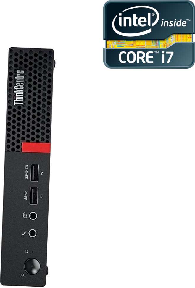 NCS Core™ i7 - 6700 [4 Cores, 8 Threads] - ThinkCentre Tiny CPU [NHX] Lenovo Tiny PC - Intel Core i7 (6th Gen) [4 Cores, 8 Threads, 3.40 GHz] (32 GB RAM/Intel® UHD 4K Graphics/1 TB SSD Capacity/Windows 11 Pro) Mini Tower with MS Office image 1
