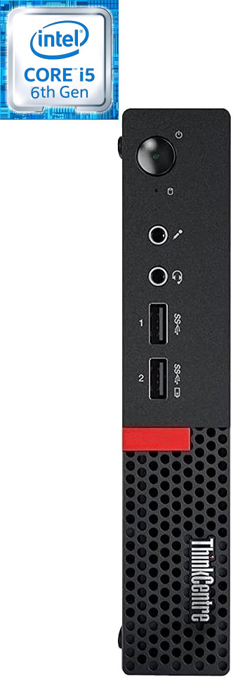 NCS (NIDHI COMPUTER SOLUTIONS) ThinkCentre Tiny PC - Intel Core i5-6500 [4 Cores, 4 Threads, 3.20 GHz] [BQF] Lenovo - Intel® Core™ i5 (6th Gen) [4 Cores, 4 Threads] (8 GB RAM/Intel® Ultra HD 4K Graphics/1024 GB Hard Disk/256 GB SSD Capacity/Windows 11 Pro) Microtower with MS Office image 1