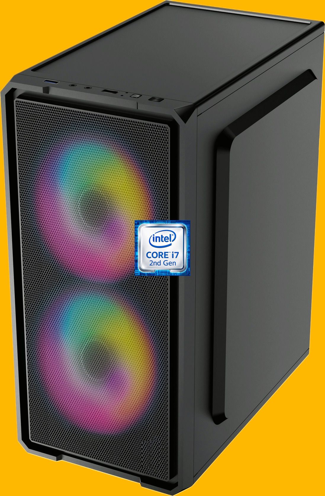 Softline Pro Core™ i7-2600 Processor [4 Cores, 8 Threads, 3.40 GHz] [JCK-N5] Core i7 - 2600 Processor | Gaming Desktop with RGB Fans (8 GB RAM/Intel® Ultra HD 4K Graphics/256 GB SSD Capacity/Windows 11 Pro) Mini Gaming Tower with MS Office-image-46