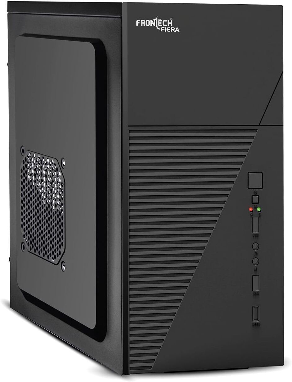 Frontech i3 CPU SSD intel core i3 (8 GB RAM/intel Graphics/500 GB Hard Disk/128 GB SSD Capacity/Windows 10 Pro (64-bit)) Mid Tower with MS Office