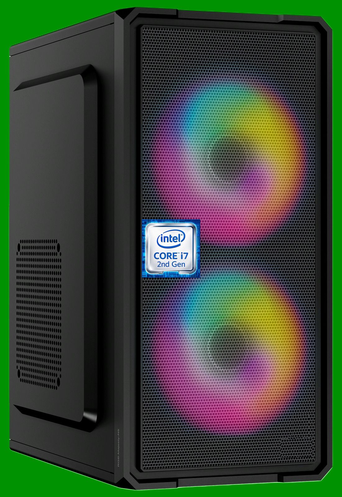 MSARUNA Intel Core i7-2600 Processor [4 Cores, 8 Threads, 3.40 GHz] [CEM-N5] Intel® Core™ i7 - 2600 Processor | Dual RGB Fans | Gaming PC (8 GB RAM/Intel UHD 2000 Graphics/256 GB SSD Capacity/Windows 11 Pro) Gaming Tower with MS Office-image-18