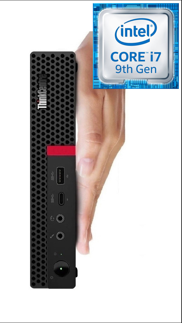 COMPUTER WORLD ThinkCentre Mini PC | Core i7 (9th Gen) [8 Cores, 8 Threads, 3.00 GHz] [KGN] - Windows 11 Pro, Intel H310M, Intel Core i7 (9th Gen) Processor [12M Cache, Up to 4.70 GHz], 32 GB DDR4, 1024 GB SSD Mini PC image 1