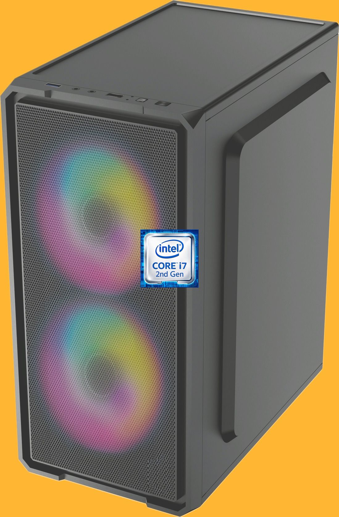 ShopSmart Core i7 - 2600 Quad Core Processor [8MB Smart Cache, Up to 3.80 GHz] [ARV-N5] Dual RGB Fans | Gaming PC | Intel Core i7-2600 Processor (8 GB RAM/Intel UHD Graphics/256 GB SSD Capacity/Windows 11 Pro) Mini Tower with MS Office-image-48