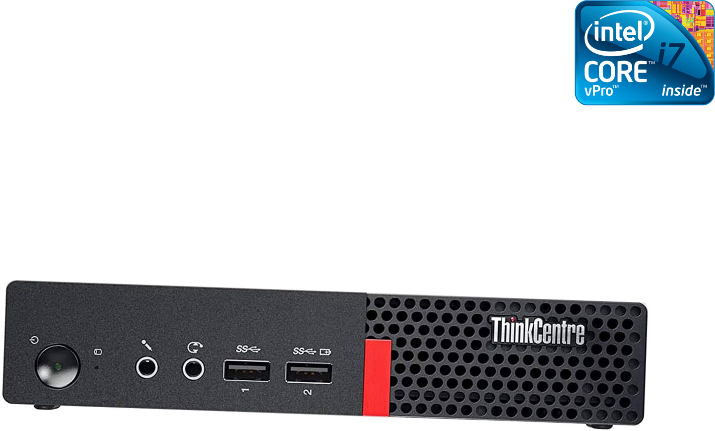 NCS Intel® Core™ i7 (6th Gen) [4 Cores, 8 Threads, 3.40 GHz] - ThinkCentre CPU [WVY] Core i7-6700 Processor [4 Cores, 8 Threads] - LENOVO Tiny PC (32 GB RAM/Intel® UHD 4K Graphics/1 TB SSD Capacity/Windows 11 Pro) Microtower with MS Office image 1