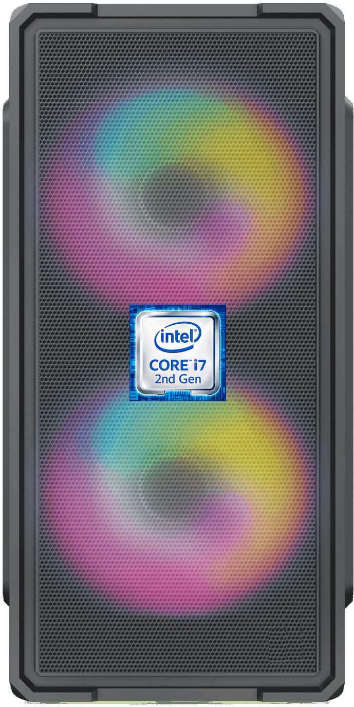 KL GOLD Core i7-2600 Quad Core Processor [8MB Cache, Up to 3.80 GHz] [CGC-N5] Core™ i7 - 2600 Quad Core Processor | Gaming PC | Dual RGB Fans (8 GB RAM/Intel UHD 4K Graphics/256 GB SSD Capacity/Windows 11 Pro) Mini Gaming Tower with MS Office-image-20